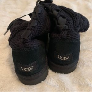 Black Knit UGGS